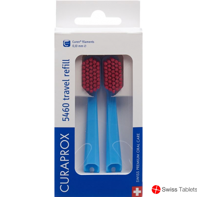 Curaprox Cs 5460 Duo Travel Ref Bürstenköpfe 2 S buy online