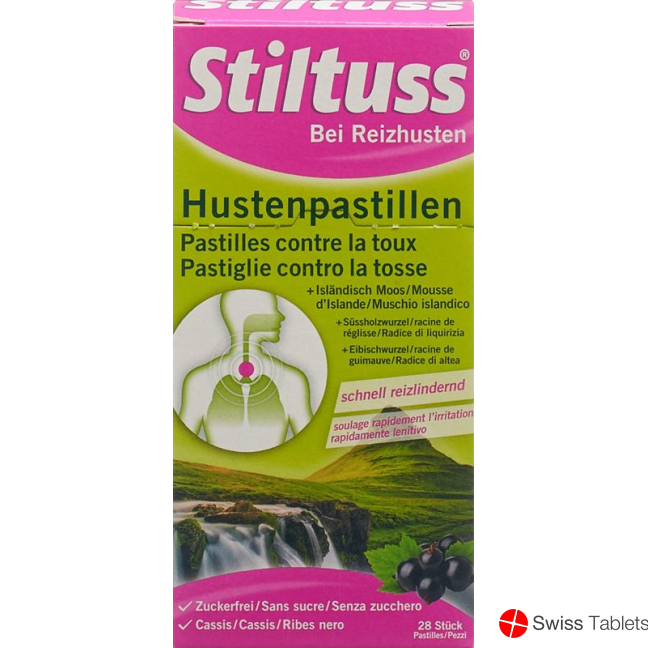 Stiltuss Cough lozenges 28 pieces buy online