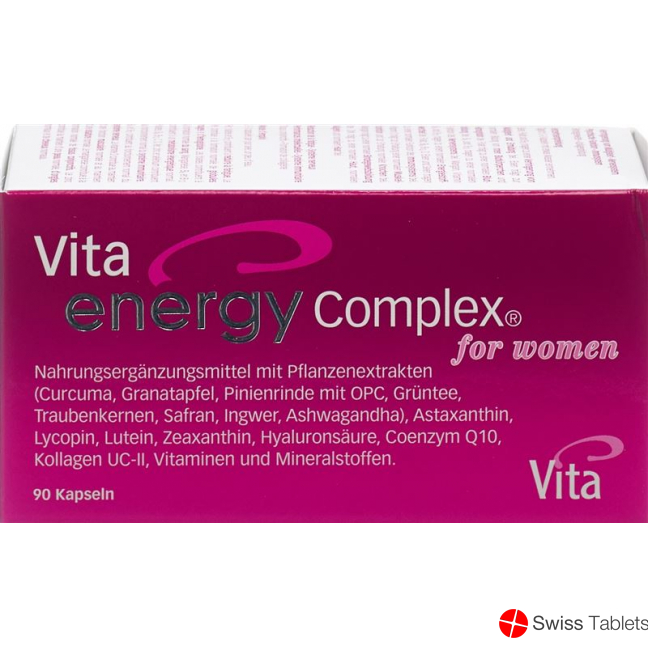Vita Energy Complex For Women Kapseln Glas 90 Stück buy online