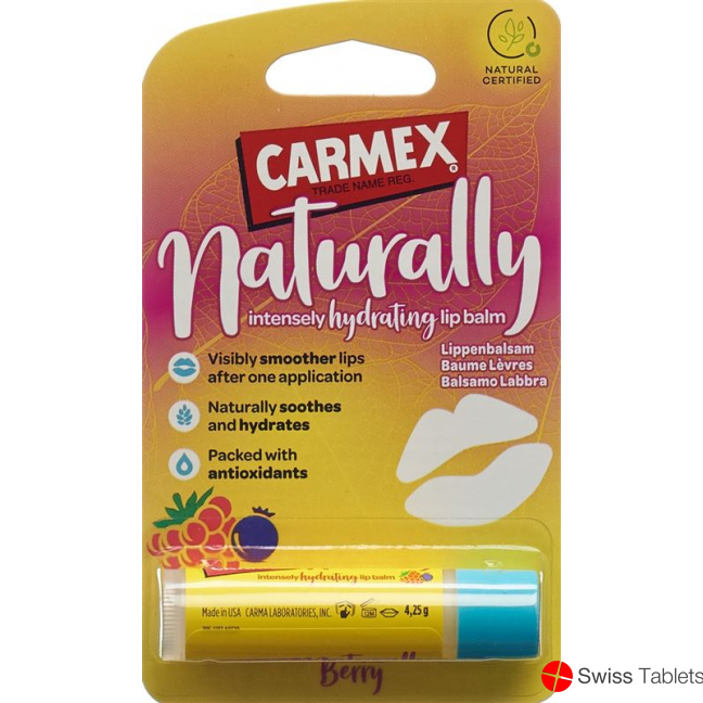 Carmex Lippenbalsam Naturally Berry Stick 4.25g buy online