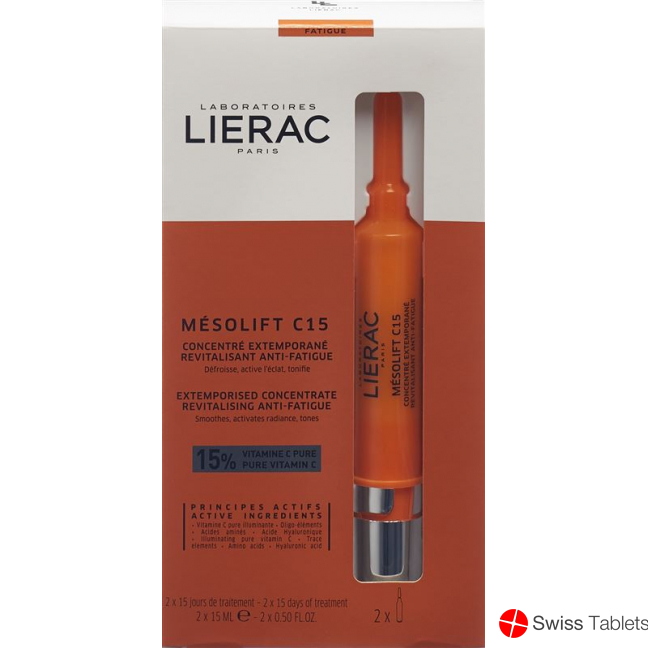 Lierac Mesolift Konzentrat 2 Ampullen 15ml buy online