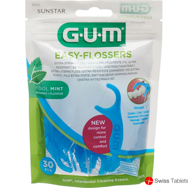 Gum Easy Flossers Zahnseidesticks 30 Stück buy online