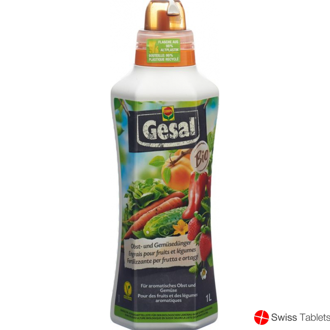 Gesal Obst- und Gemüsedünger Bio Flasche 1L buy online