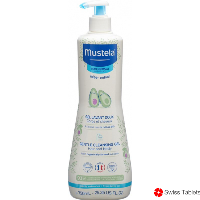 Mustela Mildes Waschgel Normale Haut Flasche 750ml buy online