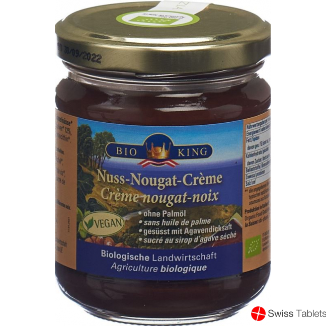 Bioking Nuss Nougat Creme Bio Glas 200g buy online