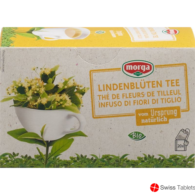 Morga Lindenblüten Tee mit Hülle Bio 20 Stück buy online