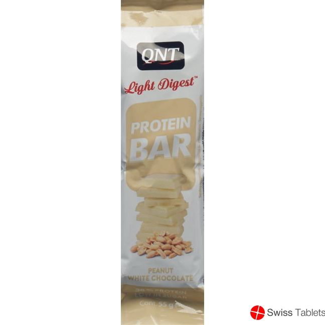 Qnt Light Digest Prot Bar Pean Wh Choco 55g buy online