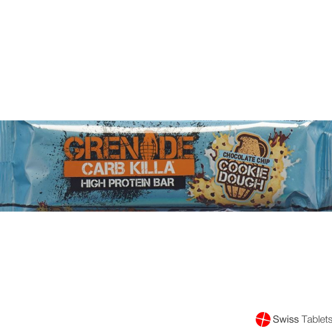Grenade Carb Killa Bars Choco Chip Cookie Dou 60g buy online