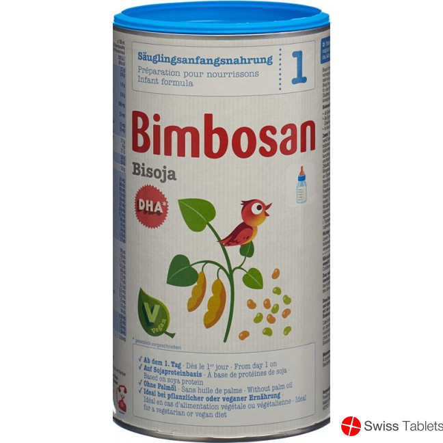 Bimbosan Bisoja 1 Saeugligsanfangsnahrung Dose 400g buy online