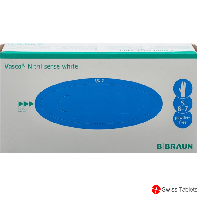Vasco Nitril Sense S White 200 Stück buy online