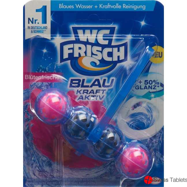 WC-frisch Kraft-Activ Blauspüler Blütenfri 50g buy online