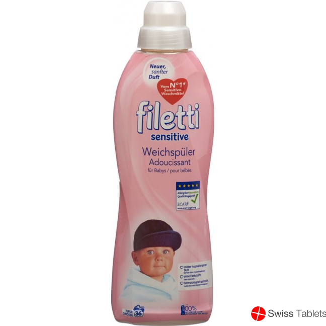Filetti Sensitive Weichspüler 36 Wg Flasche 0.9L buy online