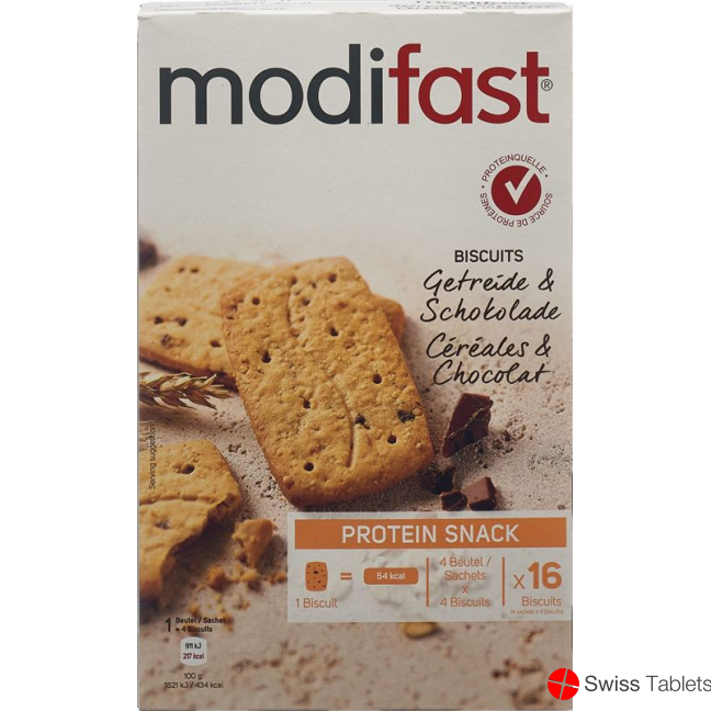 Modifast Biscuits Chocolat Getreide 4x 50g buy online