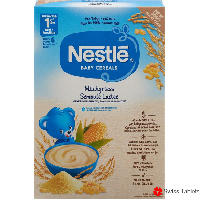 Nestle Baby Cereals Milchgriess 500g buy online