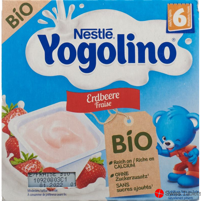 Nestle Yogolino Bio Erdbeer 90g buy online