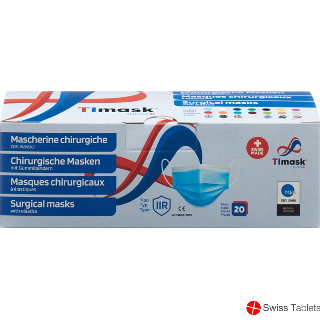 Timask Einweg-Medizinmaske Typ Iir Valentin 20 Stück buy online