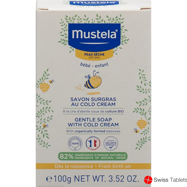 Mustela BB Nachfettende Seife M Cold Cr (n) 100g buy online