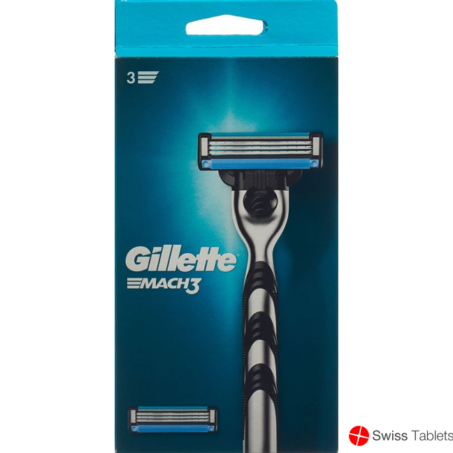 Gillette Mach3 Shaver 2 blades buy online