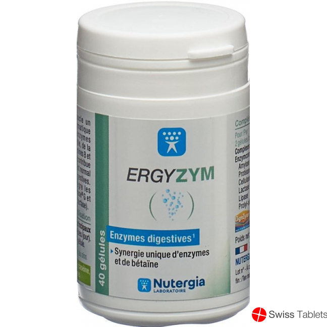 Nutergia Ergyzym Kapseln Dose 40 Stück buy online