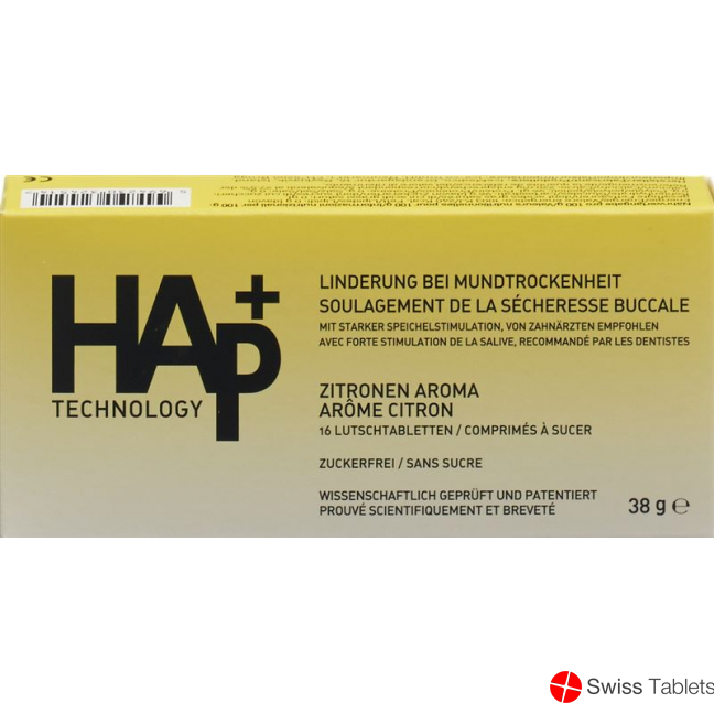 Hap+ Lutschtabletten Zitronen Aroma 16 Stück buy online