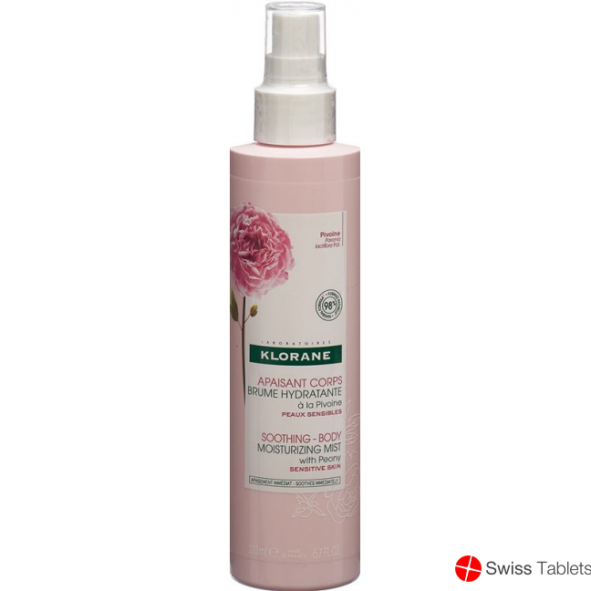 Klorane Peony Spray Moisture Organic 200ml buy online