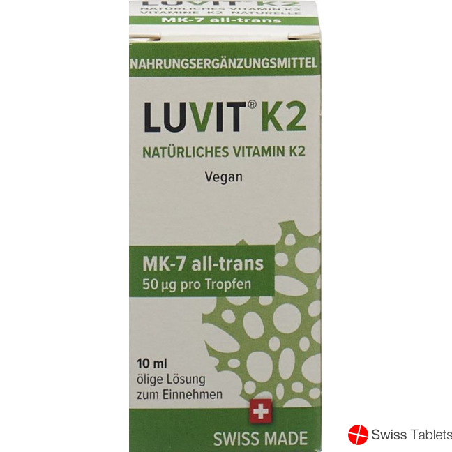 Luvit K2 Natürliches Vitamin Tropfflasche 10ml buy online