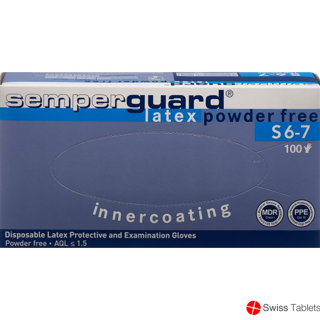 Semperguard Handschuhe Latex Ic S Puderfrei Weiss 100 Stück buy online
