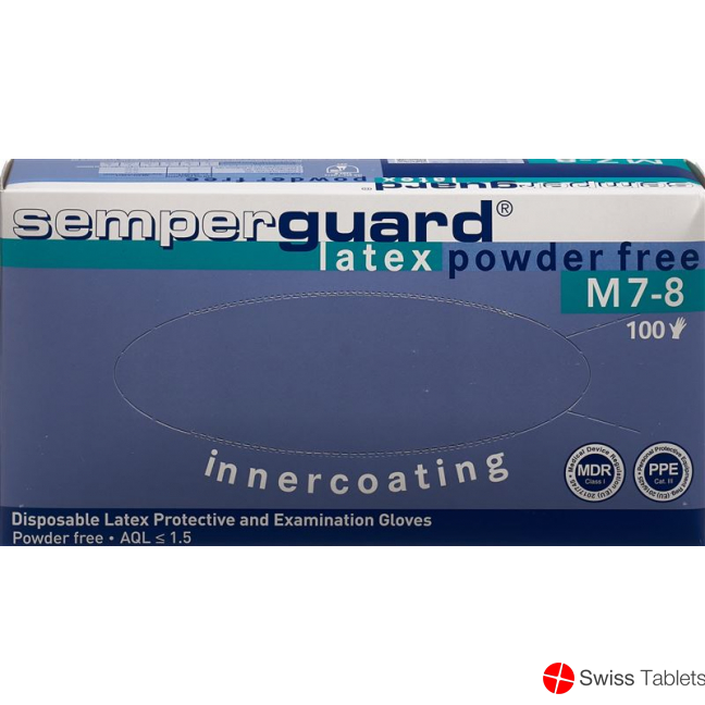 Semperguard Handschuhe Latex Ic M Puderfrei Weiss 100 Stück buy online