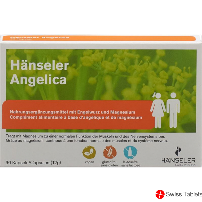 Hänseler Angelica Capsules 30 pieces buy online