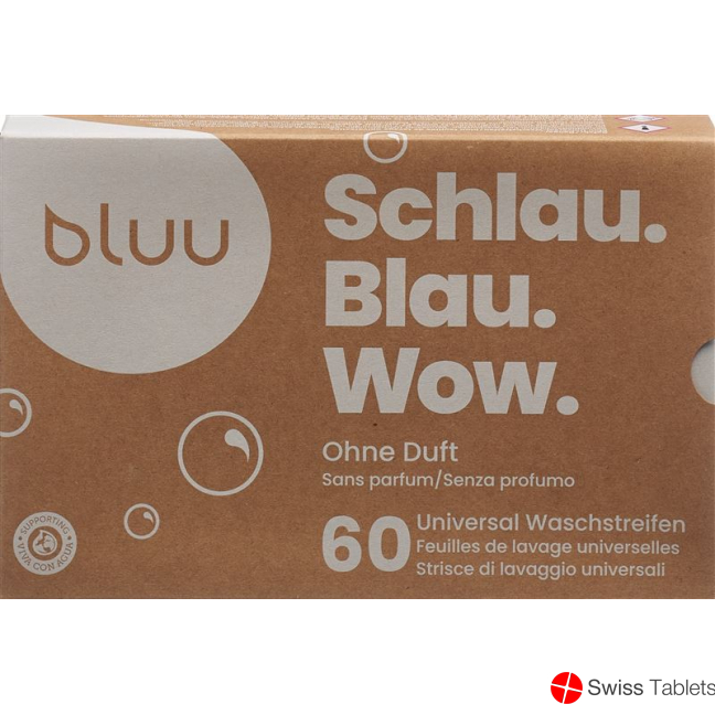 Bluu Waschstreifen ohne Duft 60 Stück buy online