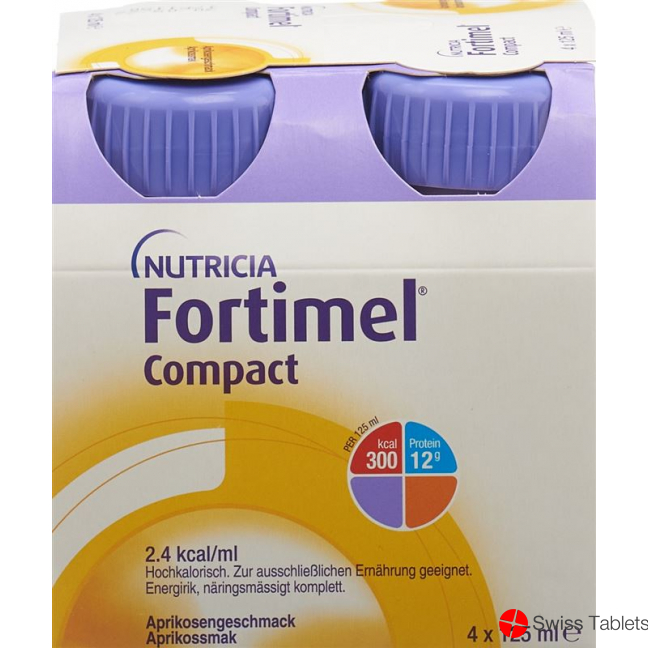 Fortimel Compact Aprikose (neu) 4 Flasche 125ml buy online