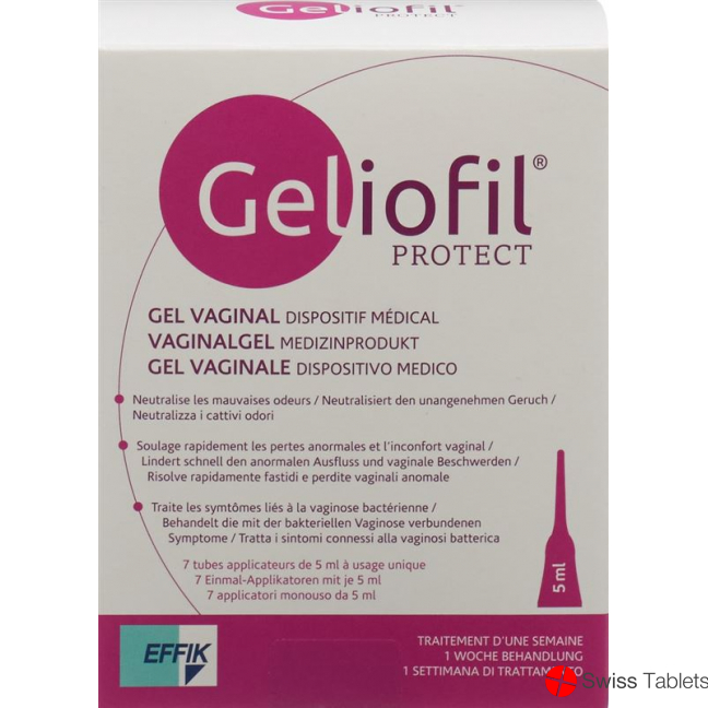 Geliofil Protect Vaginalgel 7 Tube 5ml buy online