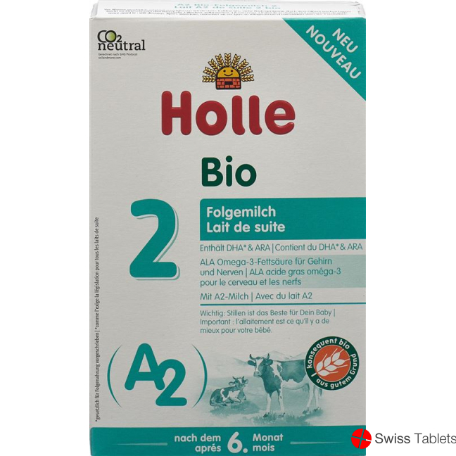 Holle A2 Bio-Folgemilch 2 400g buy online