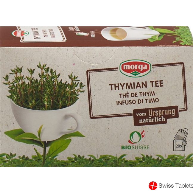 Morga Thymian Tee M/h Bio Knospe Beutel 20 Stück buy online