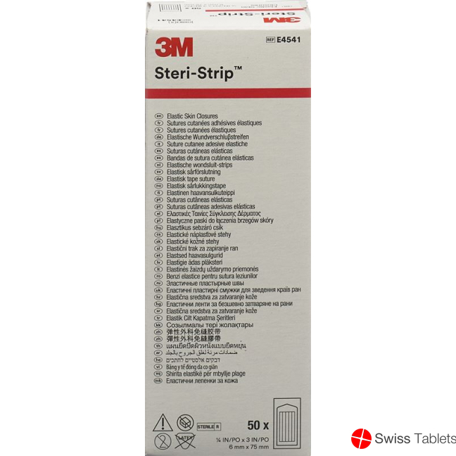 3M Steri Strip Elastic 6x75mm Skin coloured 50x 3 pieces buy online