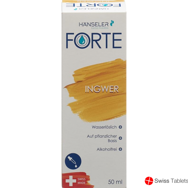 Hänseler Forte Ginger bottle with pipette 50ml buy online