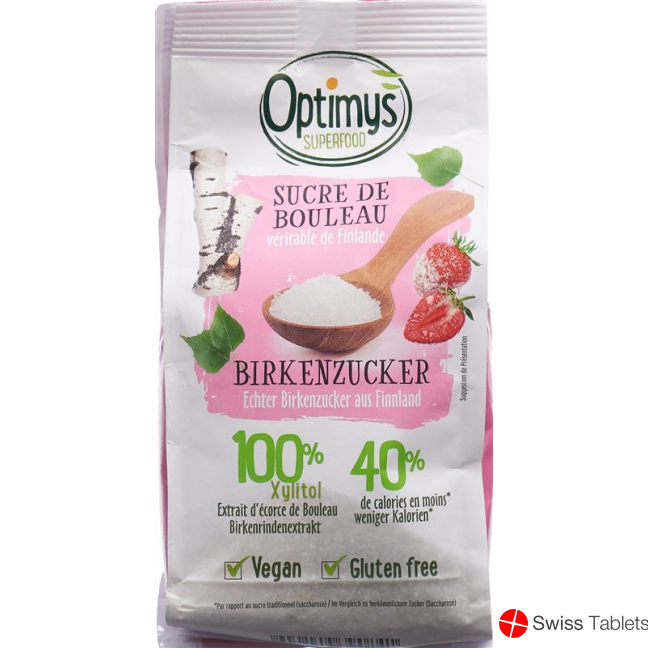 Optimys Birkenzucker Xylitol Dose 400g buy online