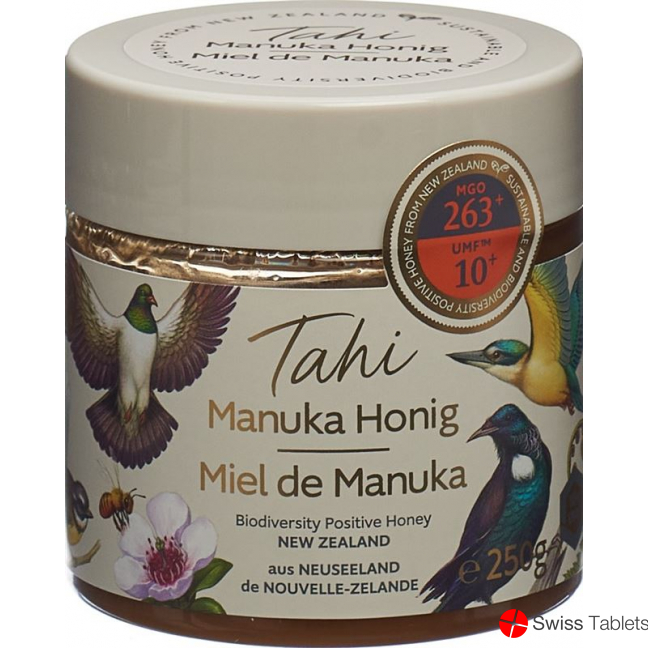 Tahi Manuka Honig Umf 10+ Mgo 263+ D/f Topf 250g buy online