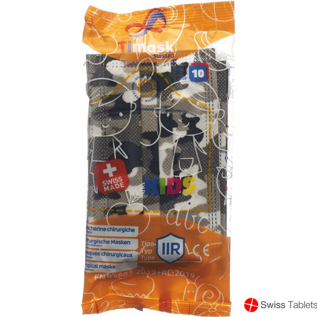 Timask Einweg-Medizinmas Typ Iir Kids Tarn 10 Stück buy online
