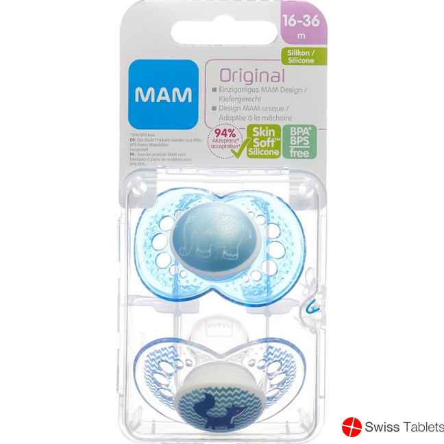 Mam Original Nuggi Silicone 16-36m Boy buy online