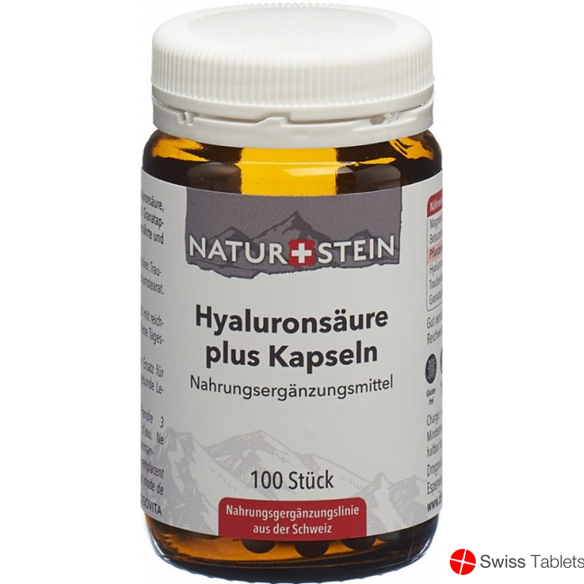 Naturstein Hyaluronsäure Plus Kapseln Glas 100 Stück buy online