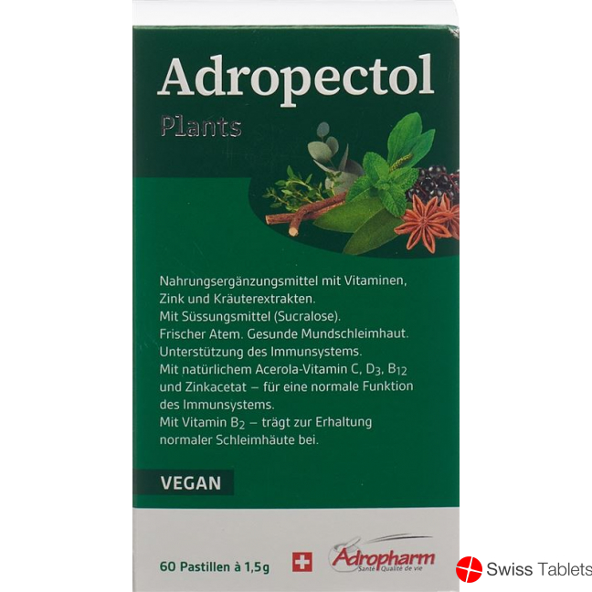 Adropectol Plants Pastillen 60 Stück buy online