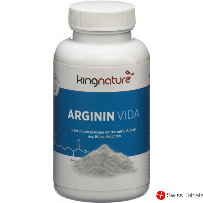 Kingnature Arginin Vida Kapseln 2250mg Dose 120 Stück buy online