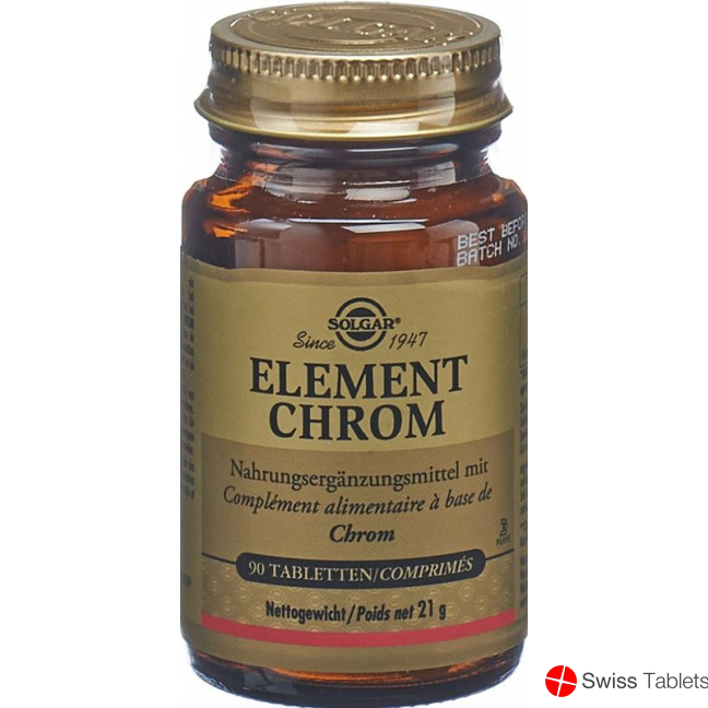 Solgar Element Chrom Tabletten (neu) Flasche 90 Stück buy online