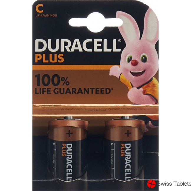 Duracell Batt Plus Mn1400 C 1.5v 2 Stück buy online