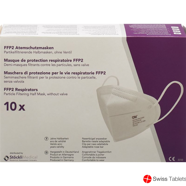 Stoecklimed Atemschutzmaske Ffp2 O Vent Deu 10 Stück buy online