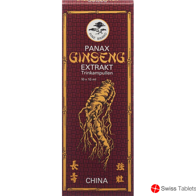 Panax Ginseng Lösung Trinkampullen 10 Stück buy online