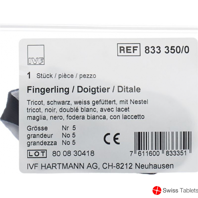 IVF Fingerling Tricot Grösse 5 Schwarz buy online