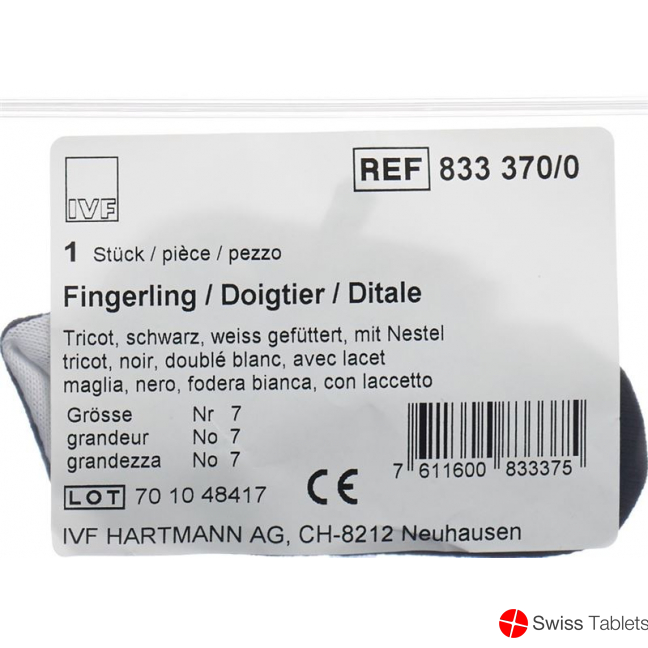 IVF Fingerling Tricot Grösse 7 Schwarz buy online