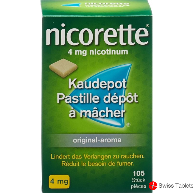 Nicorette Original 4mg 105 Kaugummi buy online